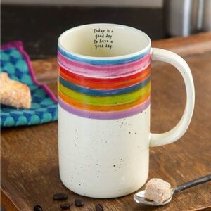 NATURAL LIFE Multicolor Latte Mug -Large